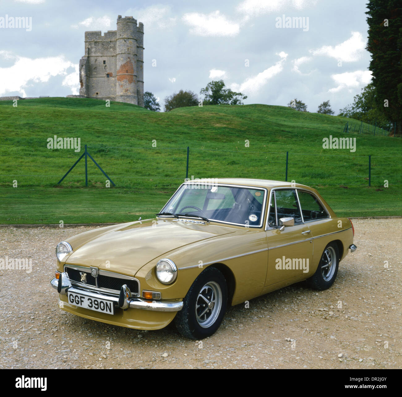 MG MGB GT 1974 Chrom Stoßstange Metallmodell britische Sportwagen-Klassiker Stockfoto