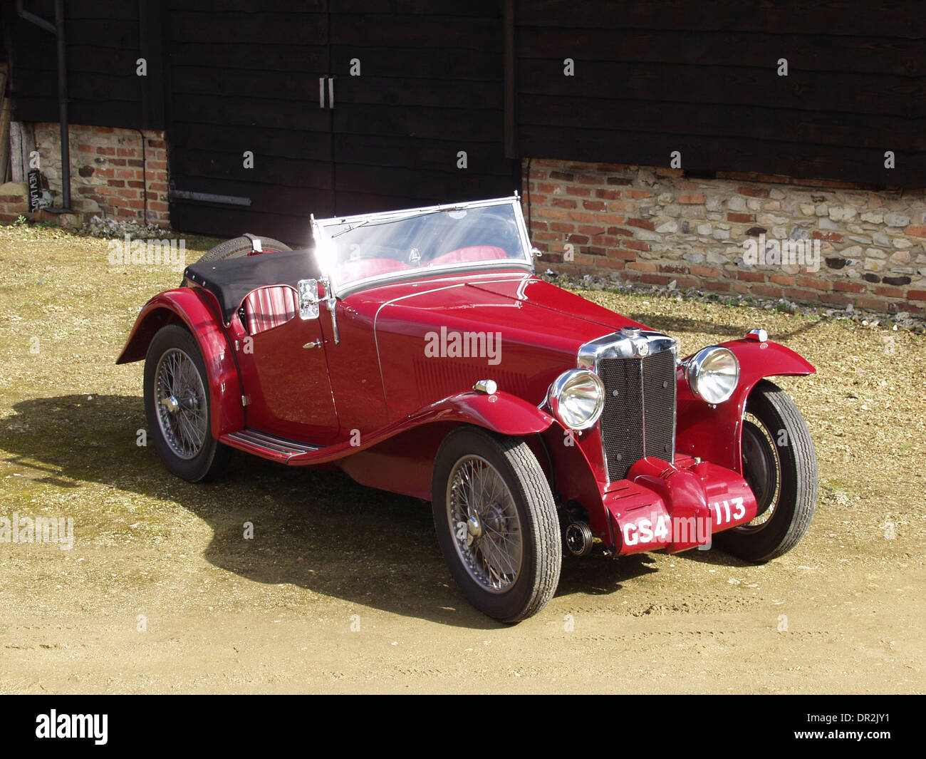MG K2 MAGNETTE - PRE Krieg Auto der 1930er Jahre - Vintage Stockfoto