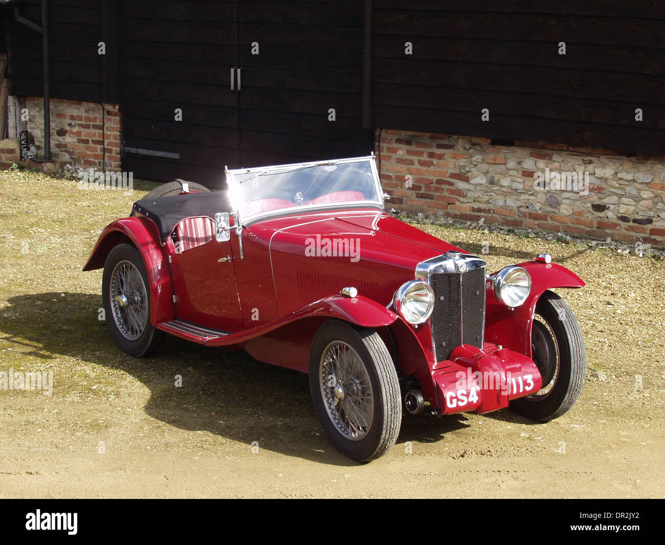 MG K2 MAGNETTE - PRE Krieg Auto der 1930er Jahre - Vintage Stockfoto