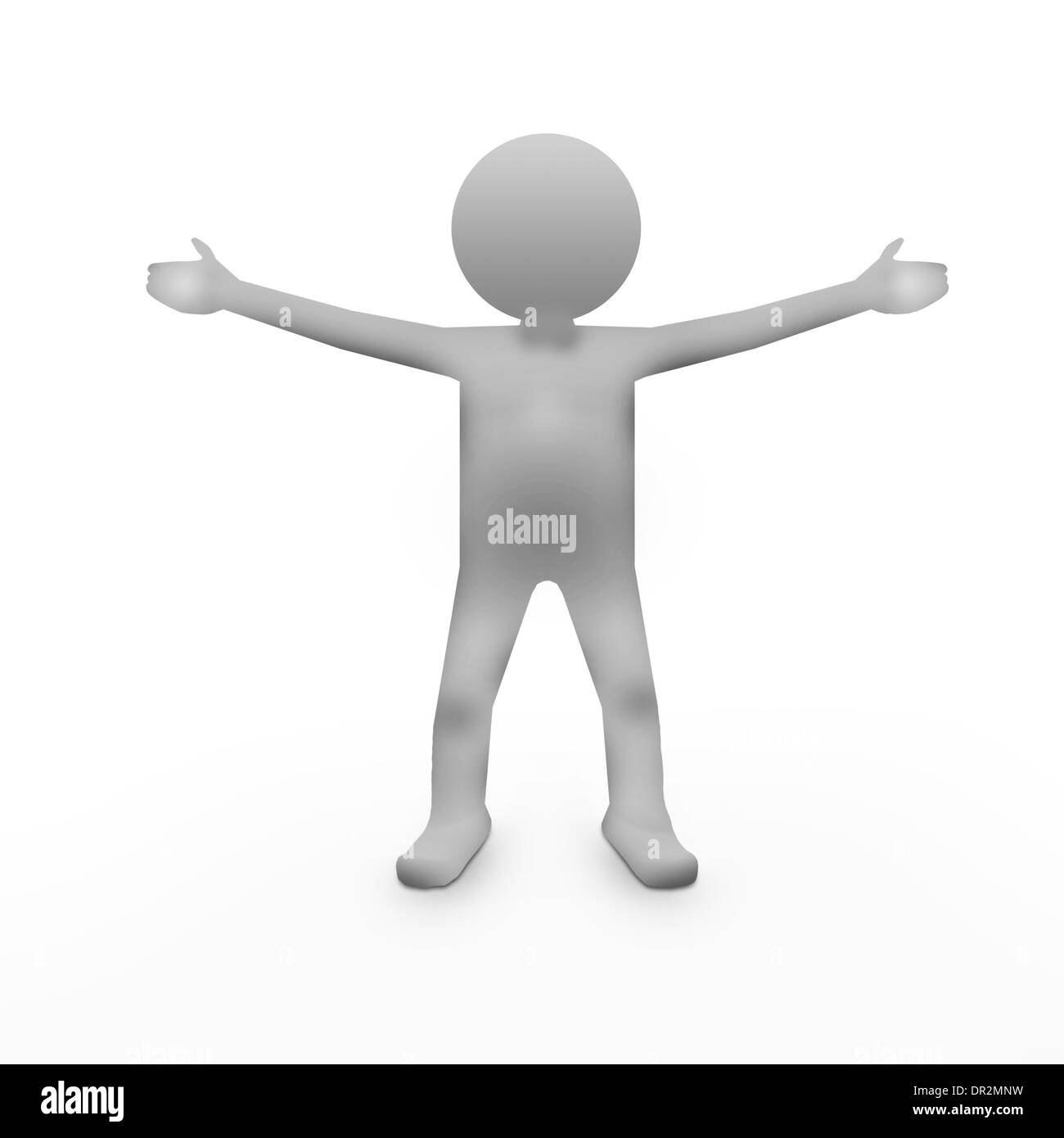 3D Mann Stockfoto