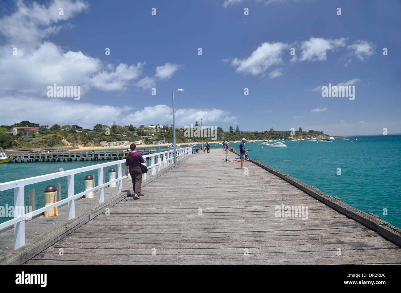 Die Pier in Portsea auf der Mornington Peninsula, Victoria, Australien Stockfoto