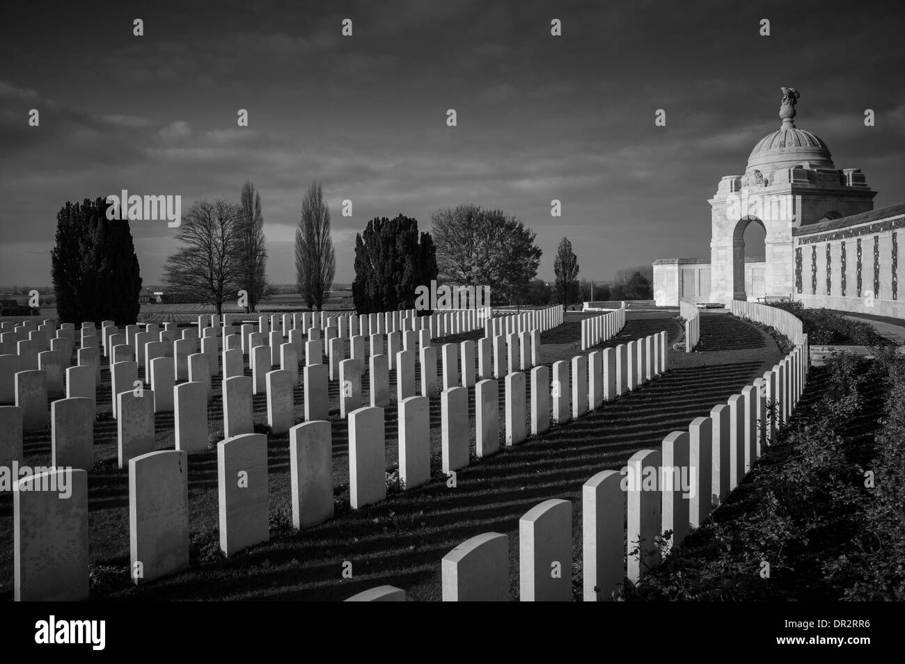 Tyne Cot commonwealth Kriegsgräber Friedhof, Belgien Stockfoto