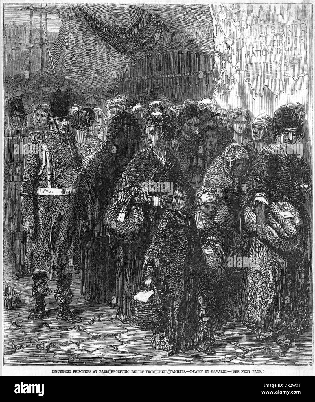 Revolutionäre 1848 Stockfoto