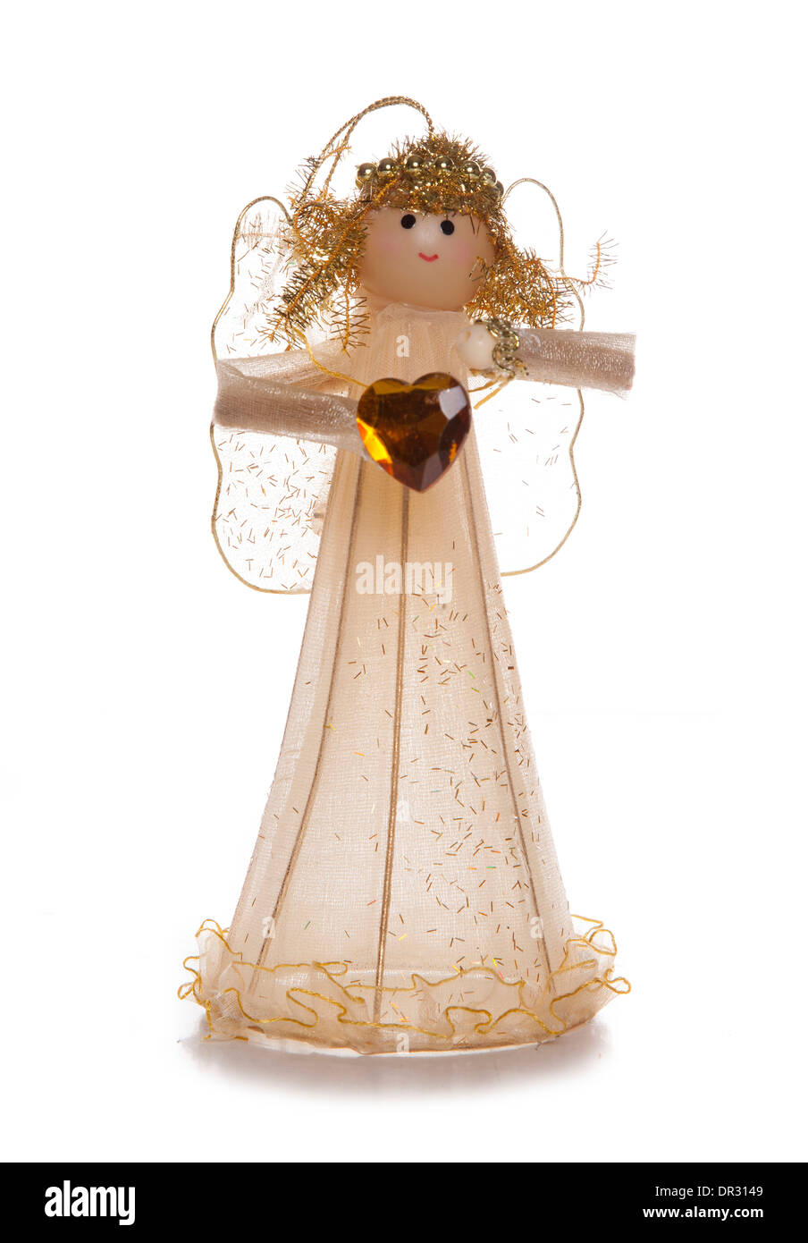 Christmas Fairy Tree Topper Studio Ausschnitt Stockfoto