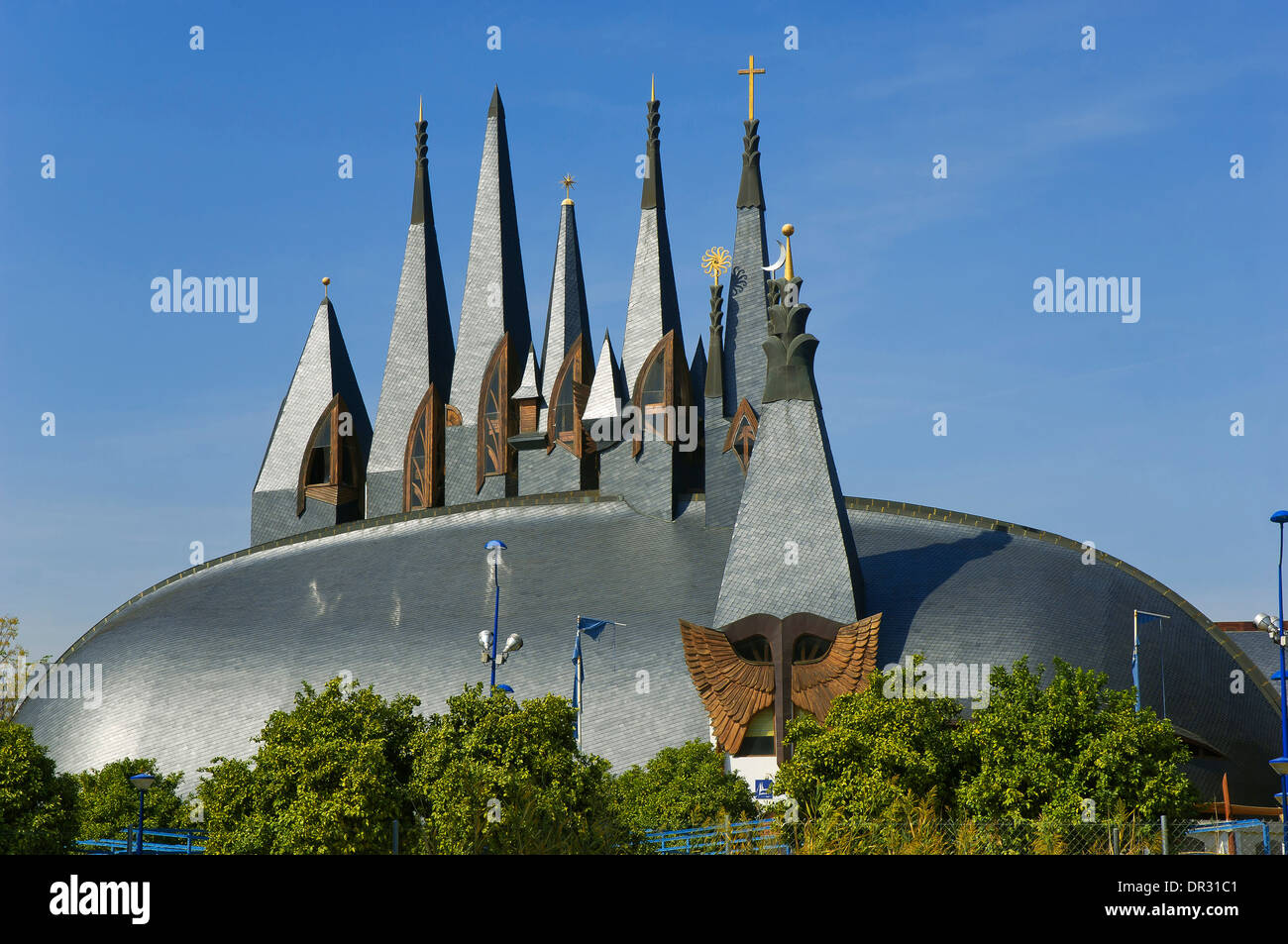 Alten Ungarn Pavillon, La Cartuja-Insel, Sevilla, Region von Andalusien, Spanien, Europa Stockfoto