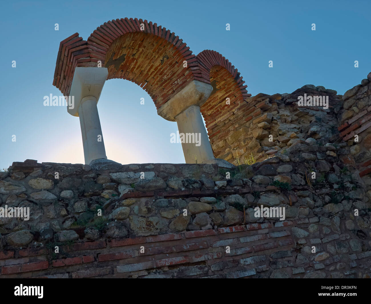 Ruinen von Heraclea Lyncestis In Bitola, Mazedonien Stockfoto