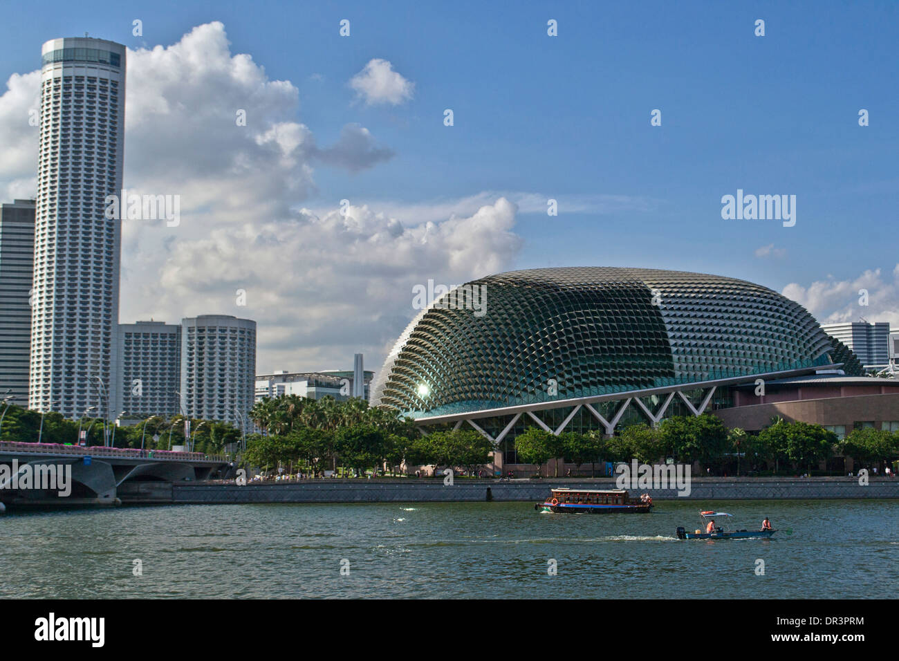 Esplanade Theater, Singapur Stockfoto