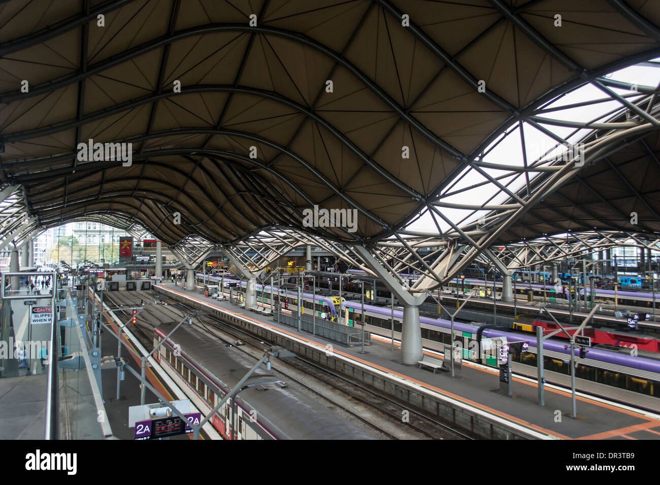 Southern Cross Station, Melbourne, Australien Stockfoto