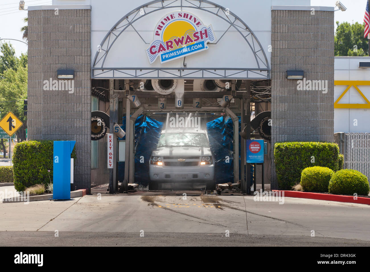 Fahren Sie durch Auto-Waschanlagen - Kalifornien USA Stockfoto