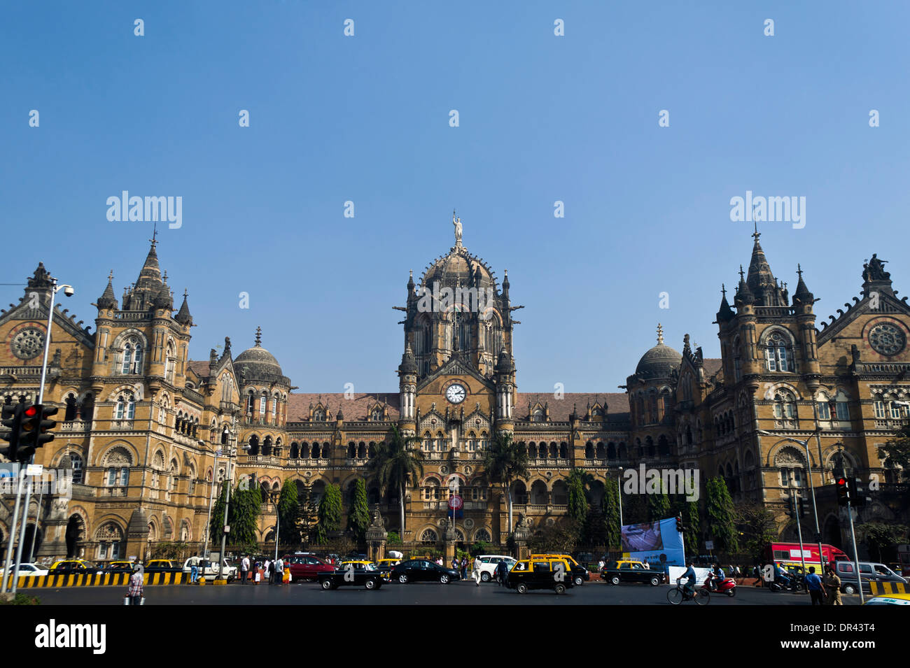 Victoria-Bahnhof, Mumbai, Indien Stockfoto