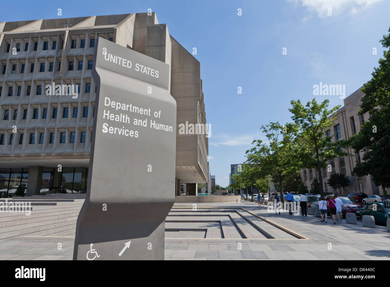 U.S. Department of Health And Human Services zentrale Gebäude (DHHS / HHS)-Washington, DC USA Stockfoto