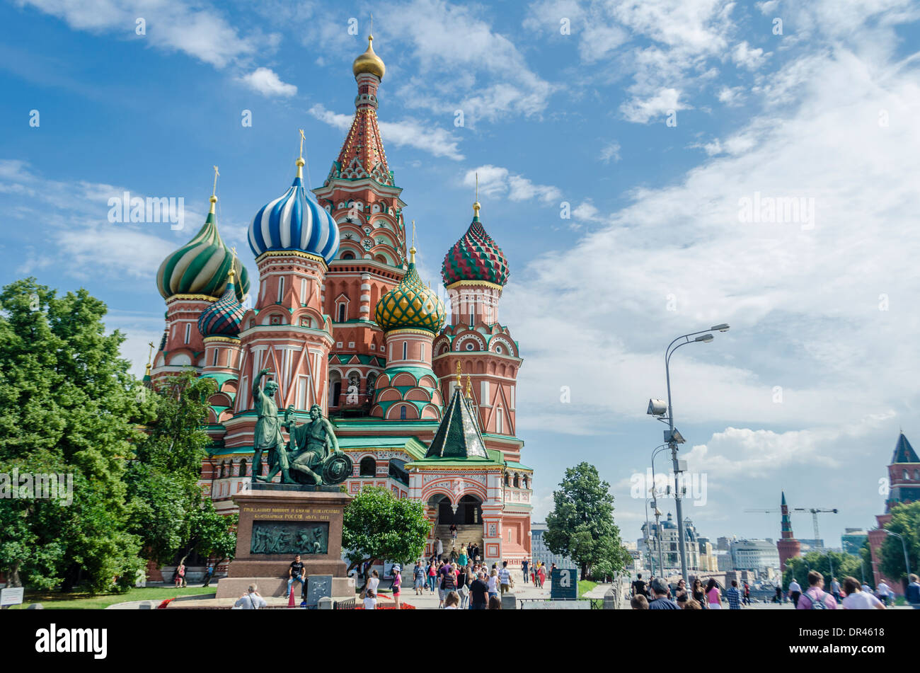 Basilius Kathedrale, Moskau, Russland Stockfoto