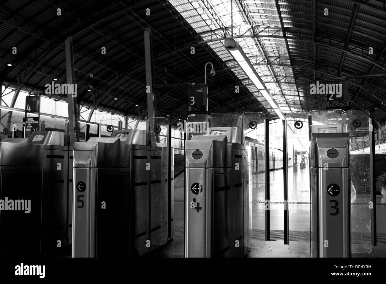 Bahnhof Stockfoto