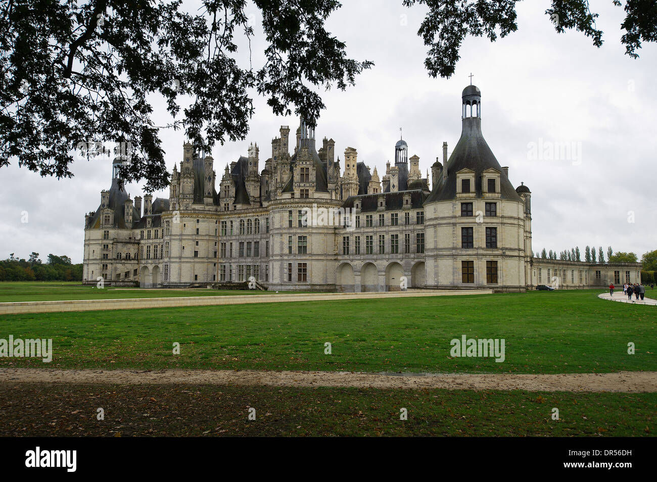 Schloss Chambord Stockfoto