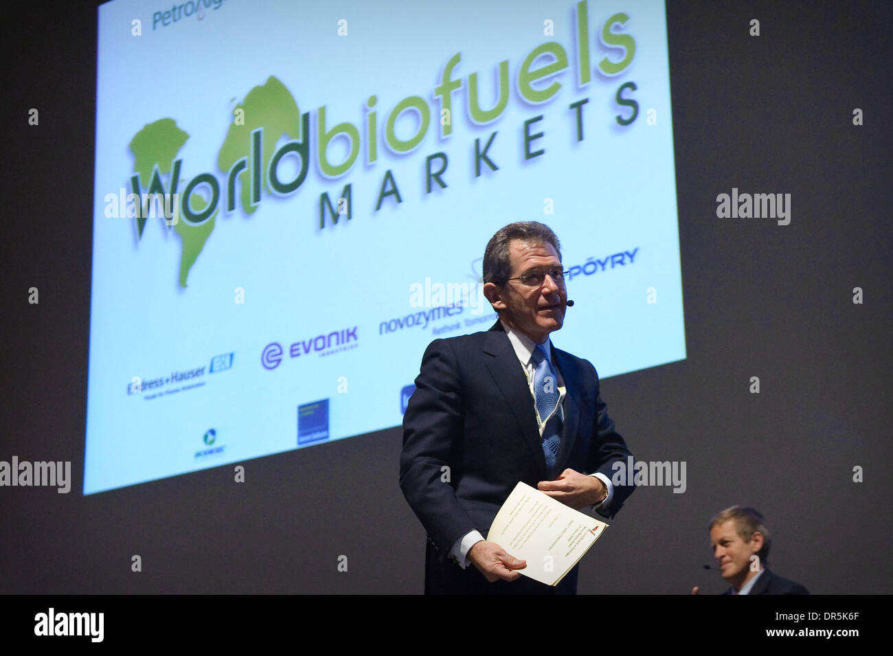 17. März 2009 - Märkte Brüssel, Belgien - ehemalige BP-Chef LORD BROWNE während Welt Biokraftstoffe Kongress. (Kredit-Bild: © Wiktor Dabkowski/ZUMA Press) Stockfoto