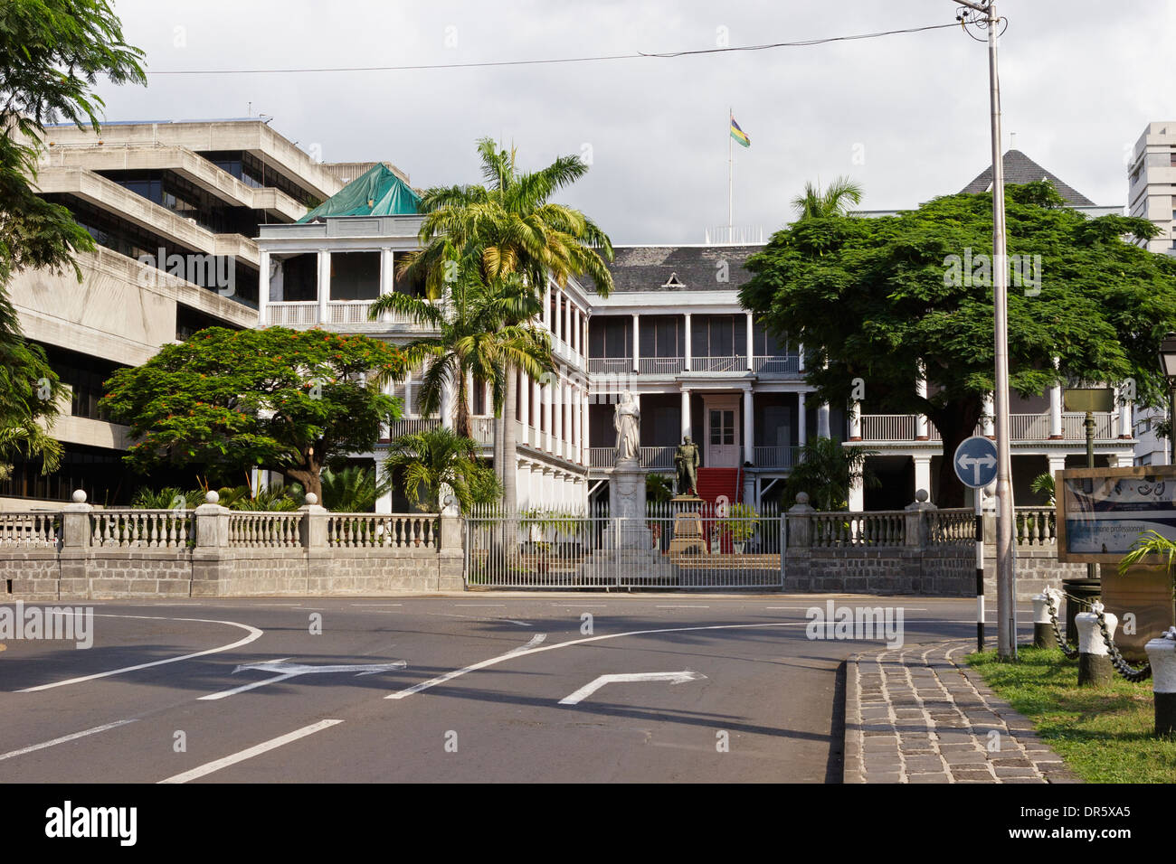 Government house port louis mauritius Fotos und Bildmaterial in hoher