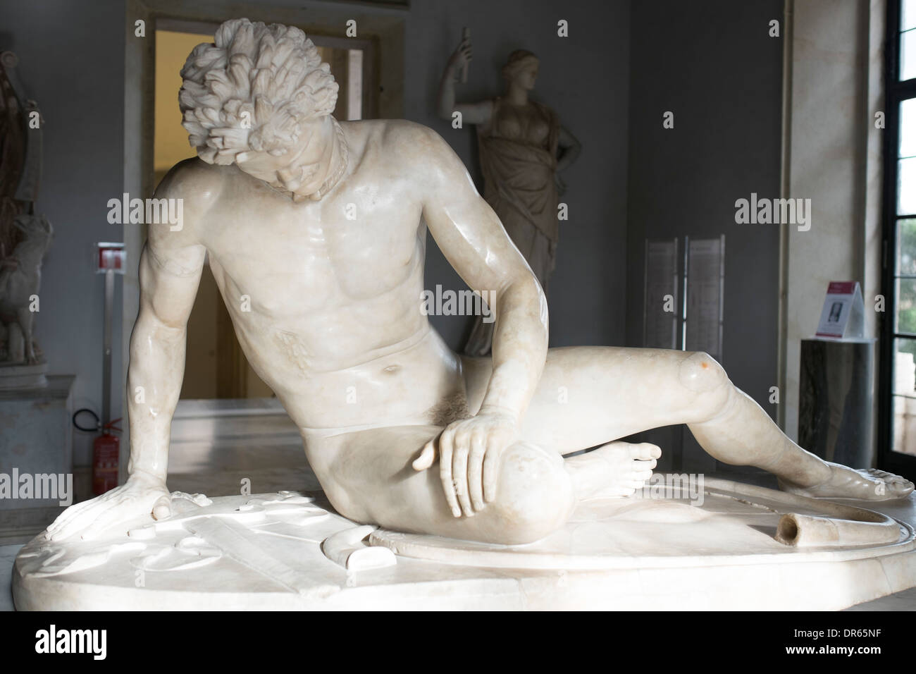 Dying Gaul, sterben Gladiator, sterbende Galater Satue. Stockfoto