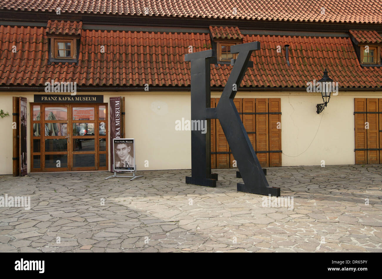 Tschechische Republik. Prag. Franz-Kafka-Museum. (Mala Strana). Stockfoto