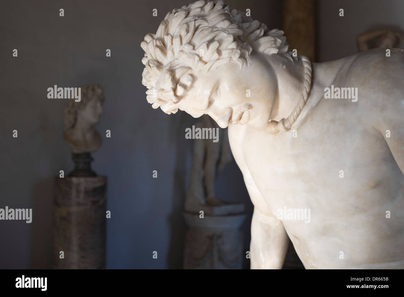 Dying Gaul, sterben Gladiator, sterbende Galater Satue. Stockfoto