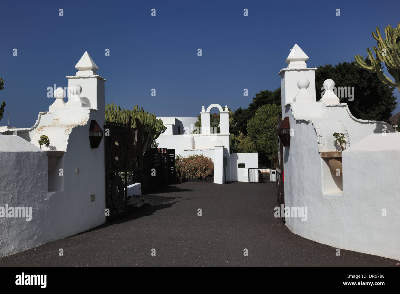 Fundación César Manrique Stiftung César Manrique, im ehemaligen Wohnhaus des Künstlers in Tahiche, Lanzarote, Kanarische Inseln, cana Stockfoto