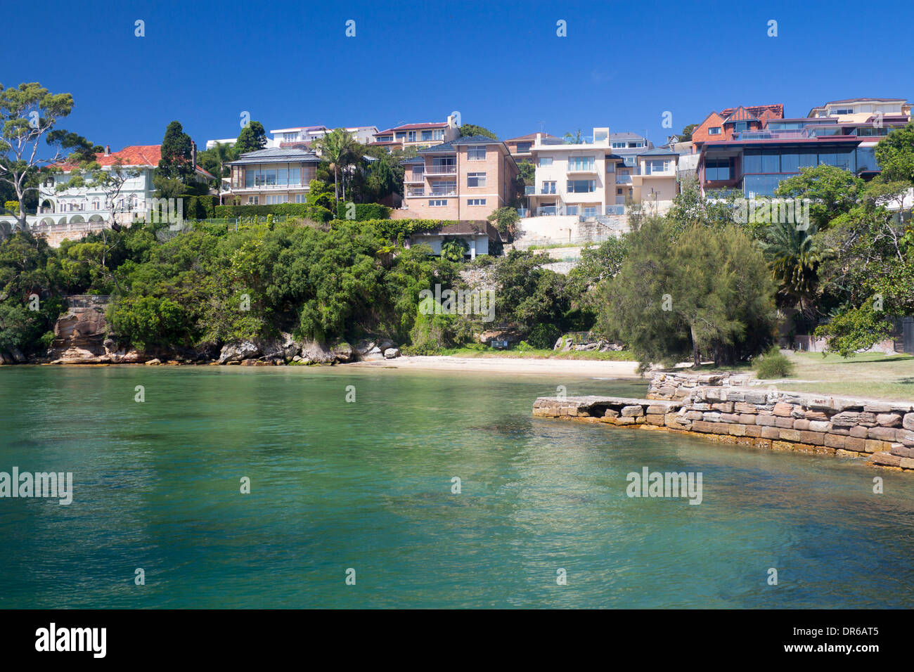 Einsiedler Strand oder Einsiedler Bay Hermitage Vorland gehen Vaucluse östlichen Vororte Sydney New South Wales NSW Australia Stockfoto