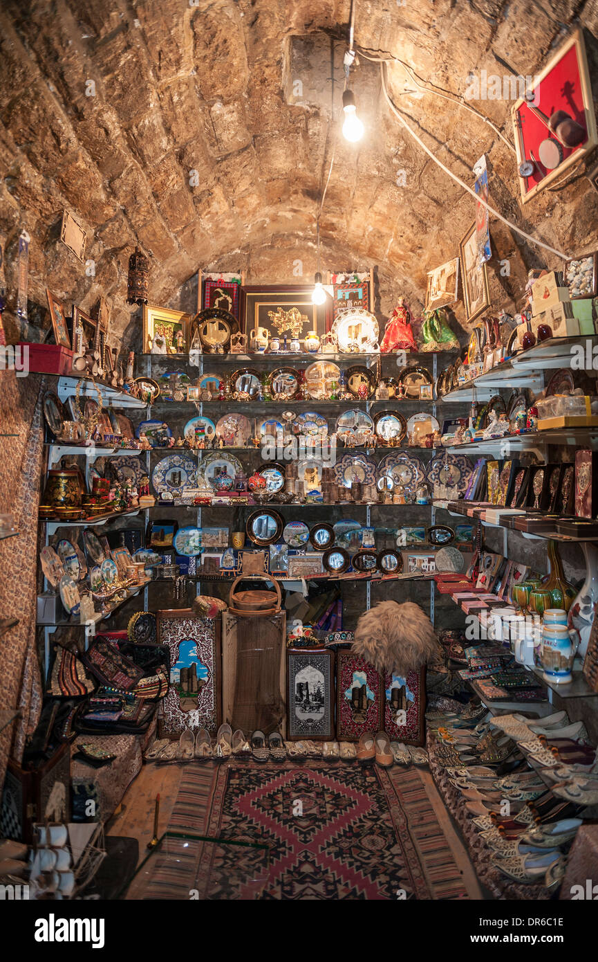 Souvenir Shop Baku Aserbaidschan Stockfoto