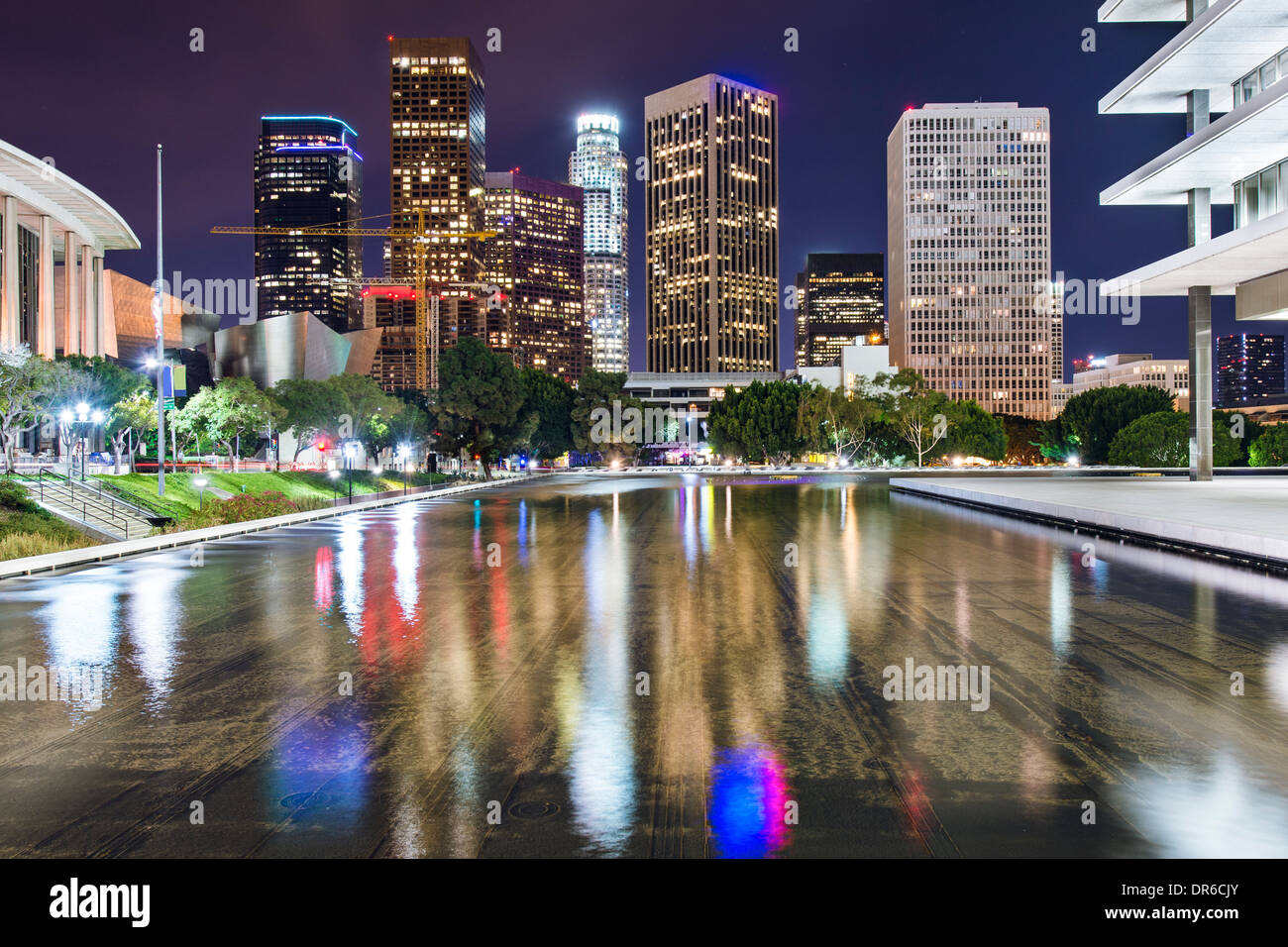 Skyline von downtown Los Angeles, Kalifornien. Stockfoto