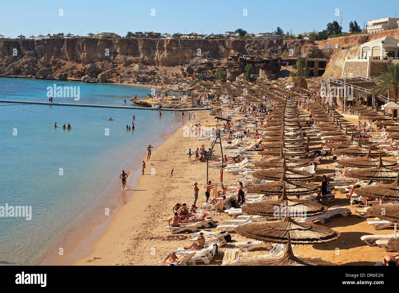 Ägypten, Strand, Meer, Schwimmen, Urlaub Stockfoto