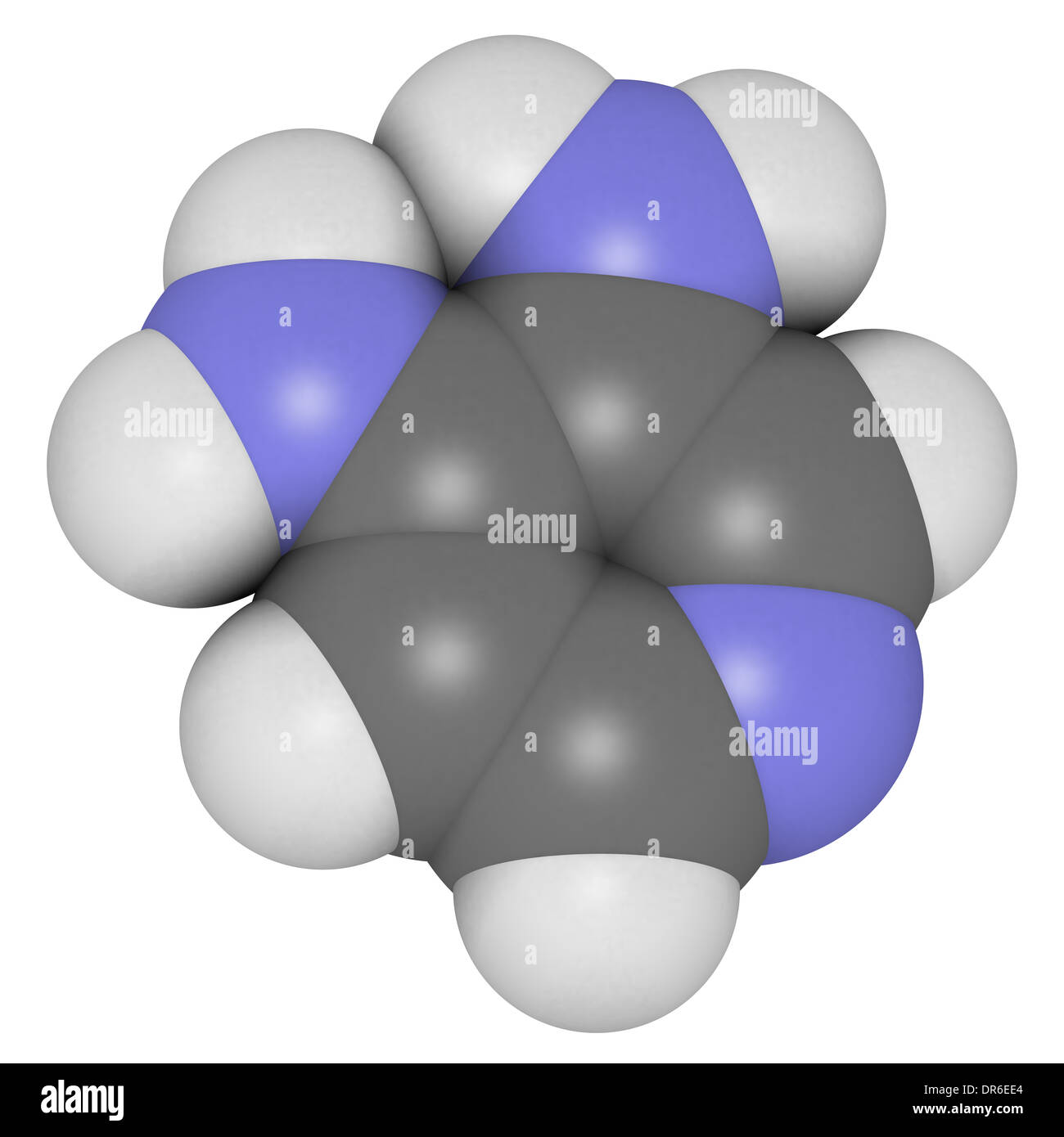 Amifampridin (3,4-Diaminopyridin, 3,4-DAP) Orphan-Drug. Zur Behandlung von seltenen Muskelkrankheiten. Stockfoto