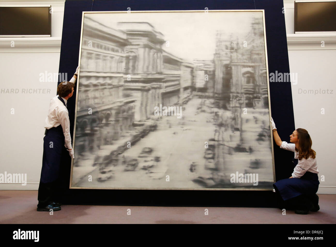 Sotheby's Impressionist, Modern & zeitgenössischer sales bei Sotheby's Bond Street in London Großbritannien 12. April 2013. Stockfoto