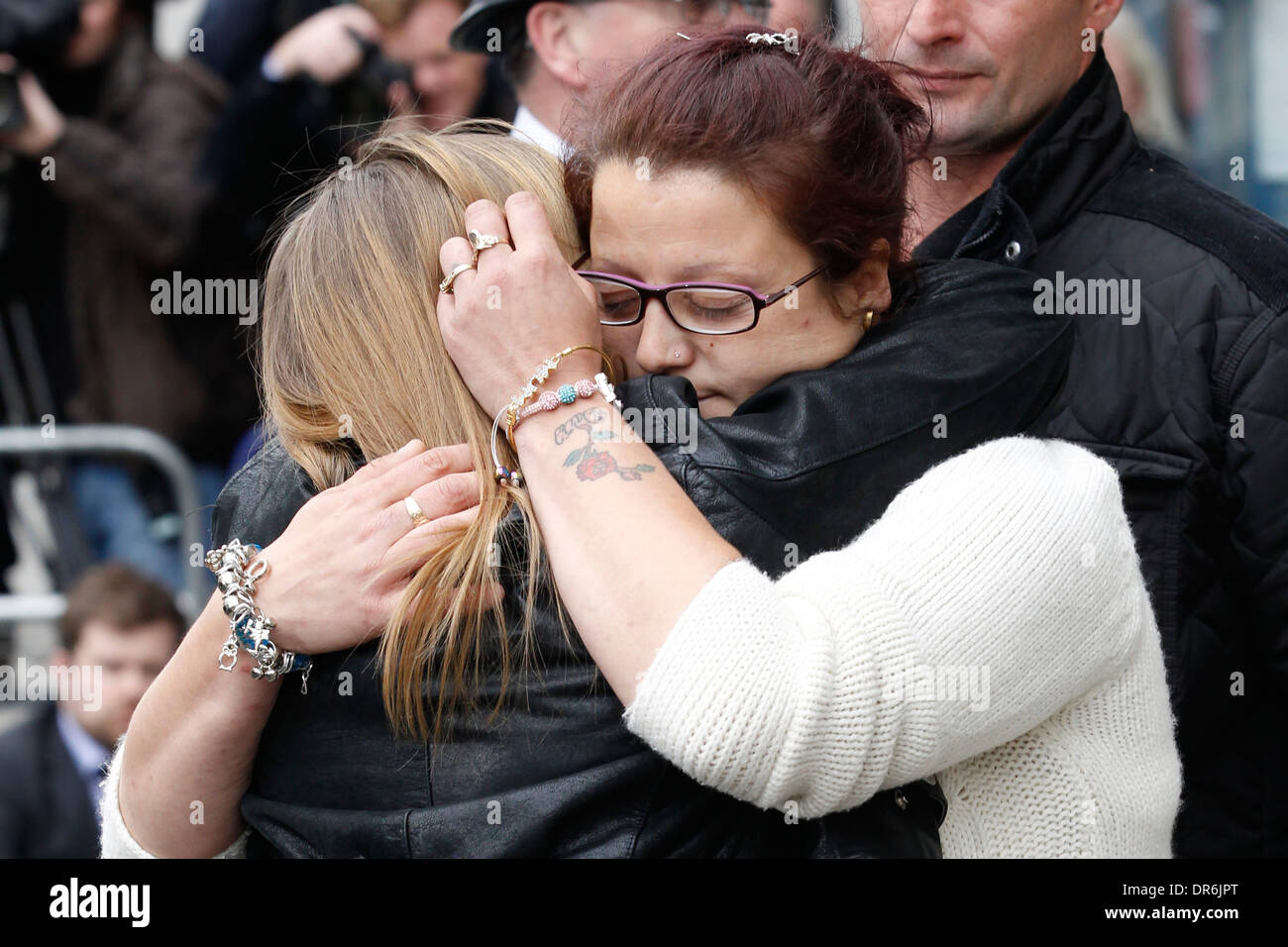 Mord an Schulmädchen Tia Sharp, bei Old Bailey am 14. Mai 2013 in London, England. Stockfoto