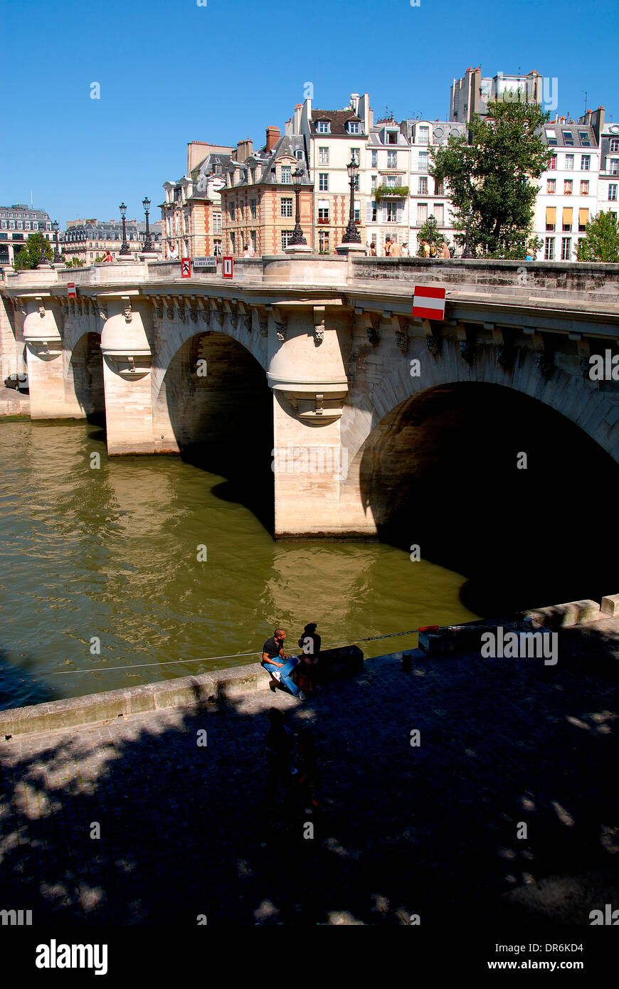 Neue Brücke in Paris, Frankreich Stockfoto