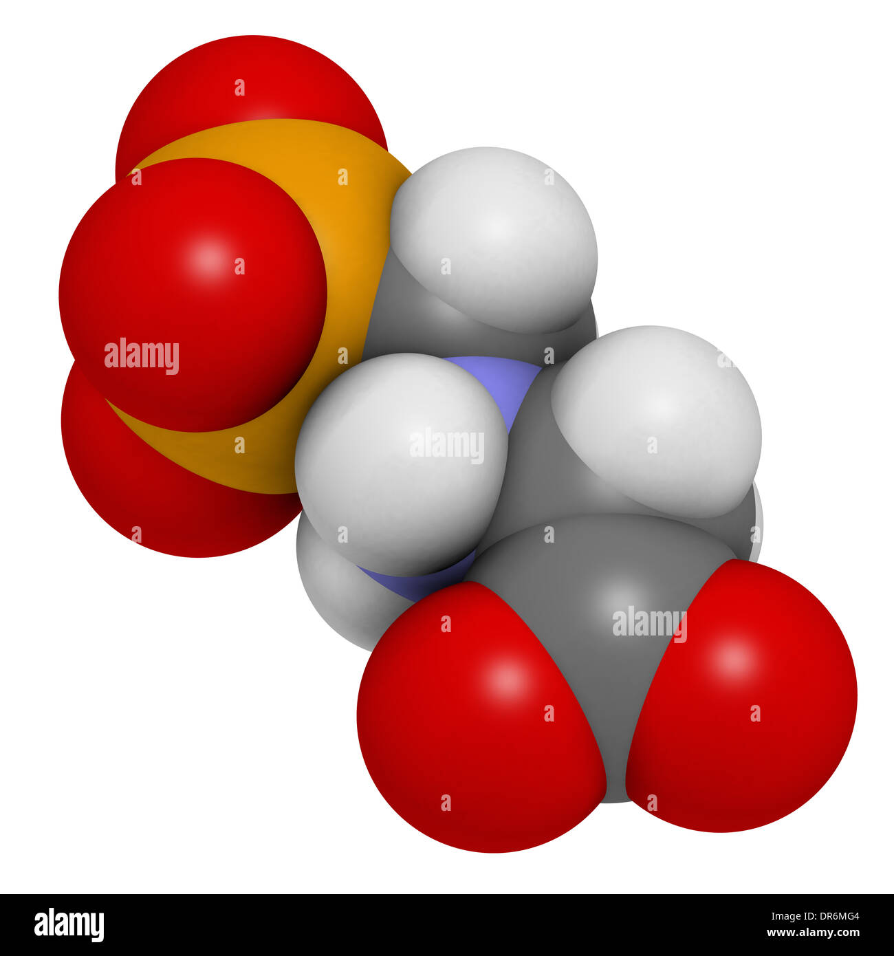 Glyphosphat Herbizid Molekül. Pflanzen, die resistent gegen Glyphosphat (gentechnisch veränderte Organismen, GVO) wurden produziert. Stockfoto