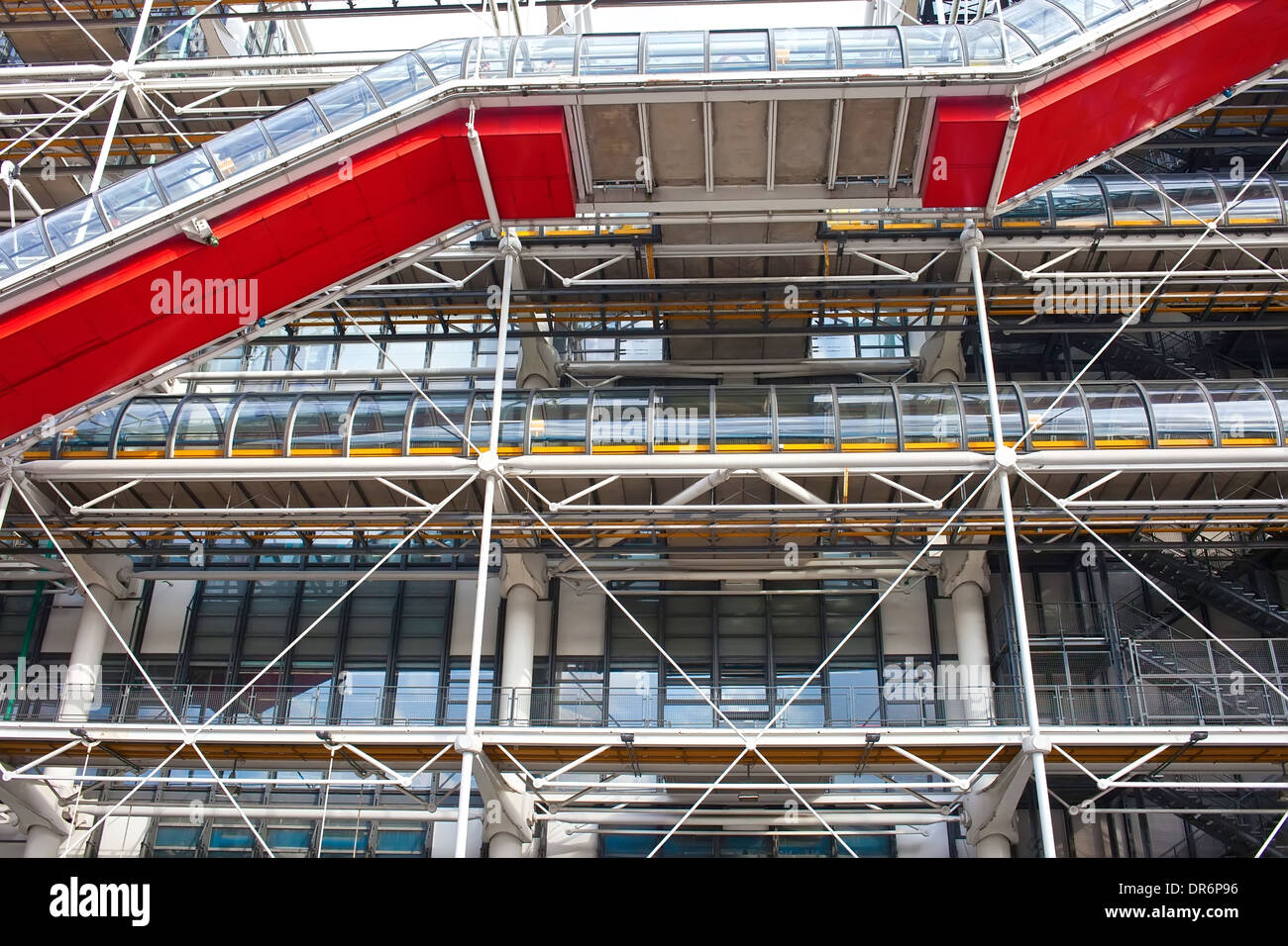 Centre Georges Pompidou in Frankreich Stockfoto