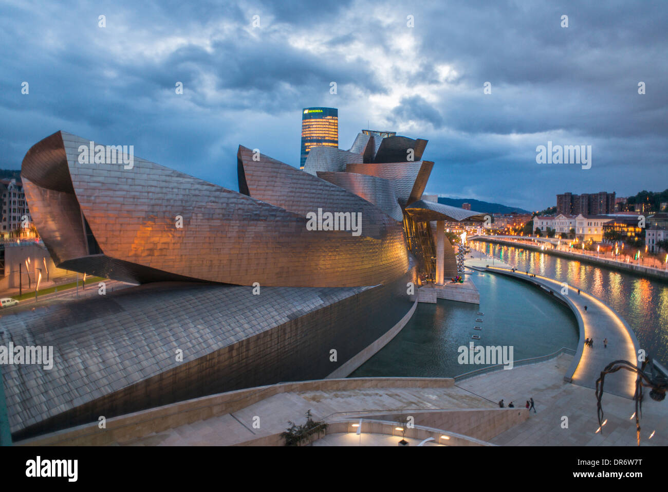 Guggenheim Museum Bilbao Spanien Stockfoto