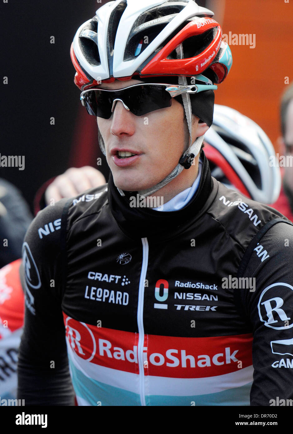 Andy Schleck, Profi-Radsportler bei der Mallorca Challenge im Jahr 2012. Stockfoto