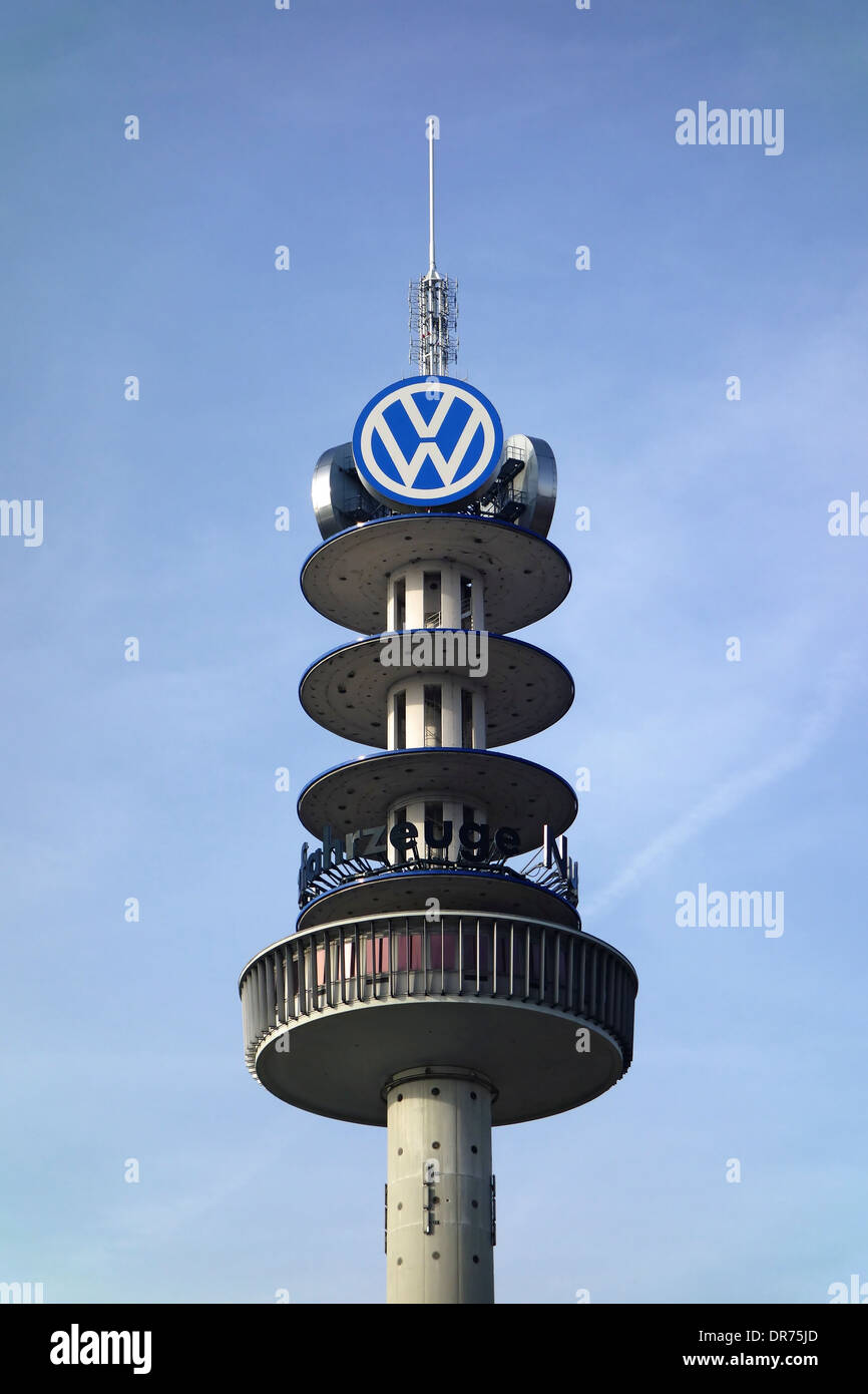 Deutschland, Niedersachsen, Hannover, VW-Tower Stockfoto