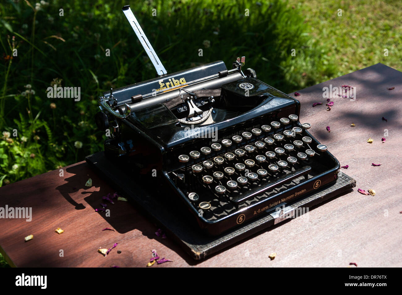 Schreibmaschine von 1932 Schreibmaschine 1932 Stockfoto