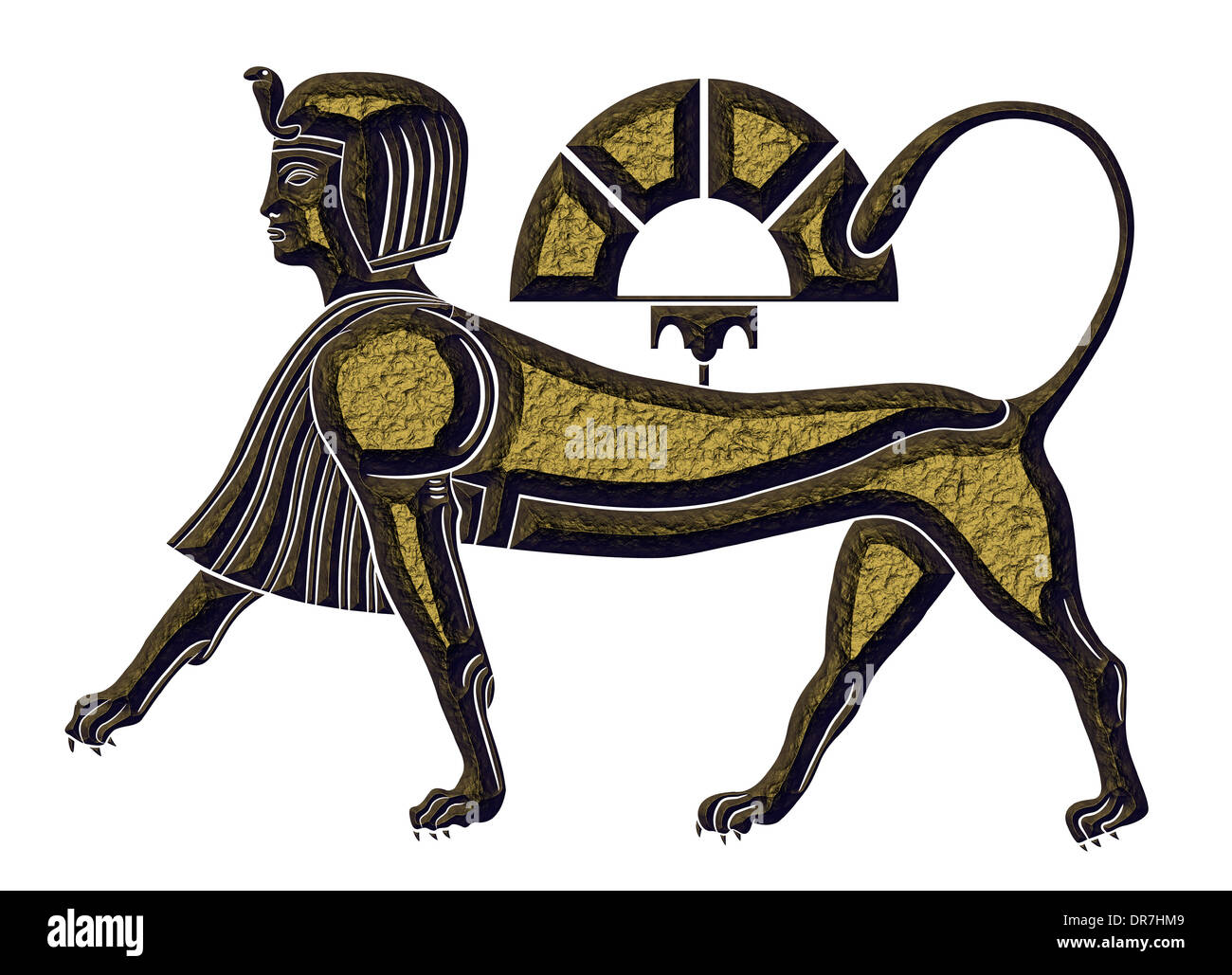 Sphinx - Fabelwesen des alten Ägypten Stockfoto
