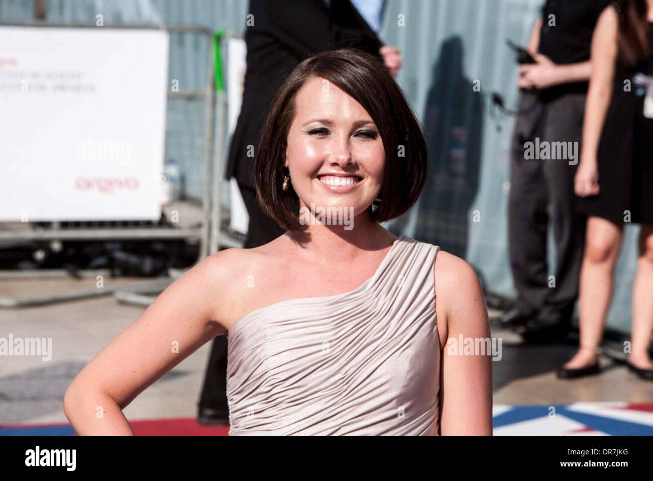 Rebecca Atkinson statt 2012 Arqiva British Academy Television Awards in der Royal Festival Hall - Ankünfte London, England - 27.05.12 Stockfoto