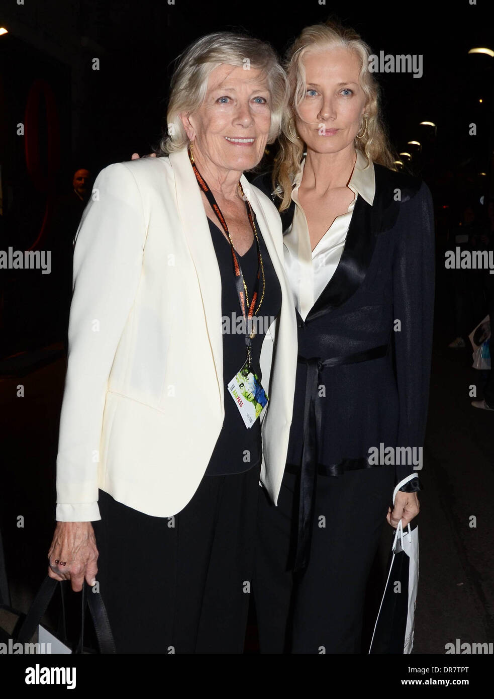 Vanessa Redgrave und Tochter Joely Richardson Prominente besuchen die Aung San Suu Kyi Afterparty im Harry Crosbie Haus in Dublins Docklands Dublin, Irland - 18.06.12 Stockfoto