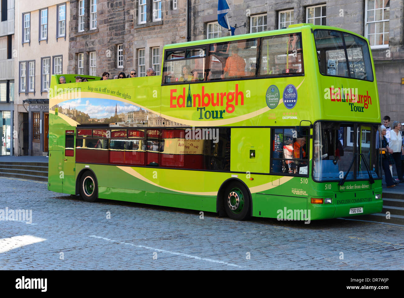 Edinburgh Touren, Touristenbus, Edinburgh, Schottland, Vereinigtes Königreich Stockfoto