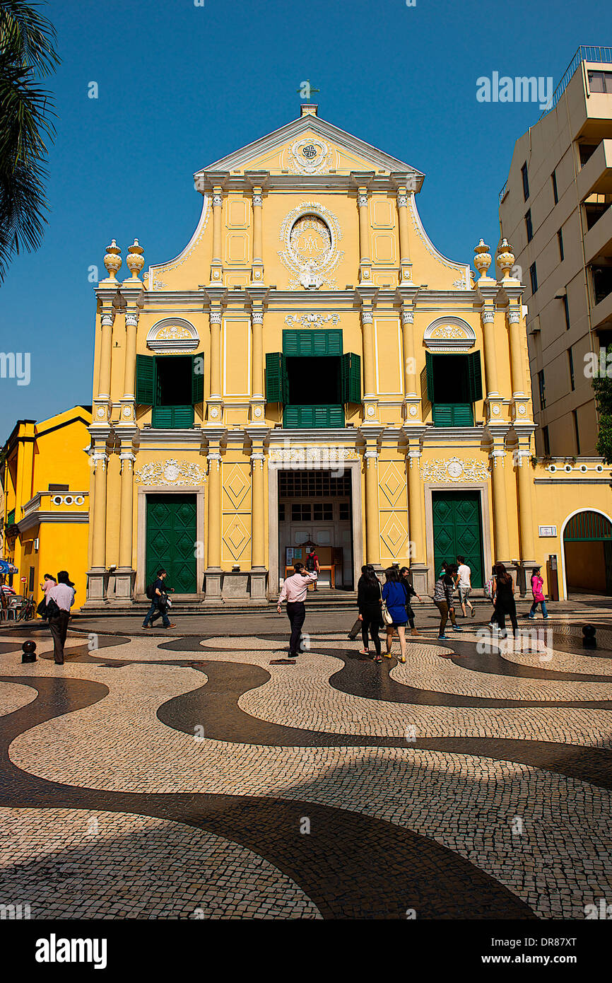 Katholische Kirche St. Dominic, Macau, China Stockfoto