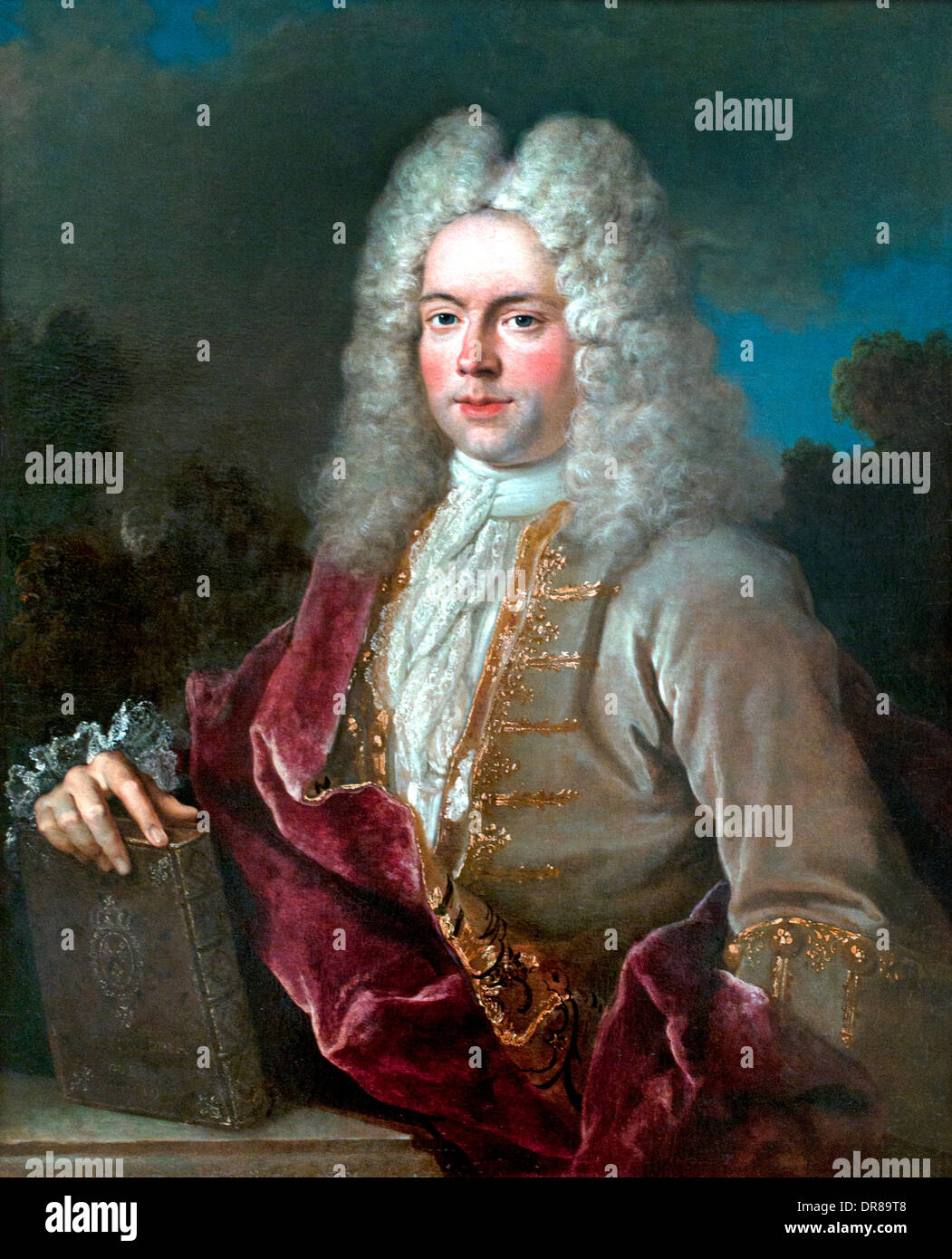 Jean Baptiste Oudry. 1686-1755 Porträt eines Controllers der Kriege Frankreich Französisch Stockfoto