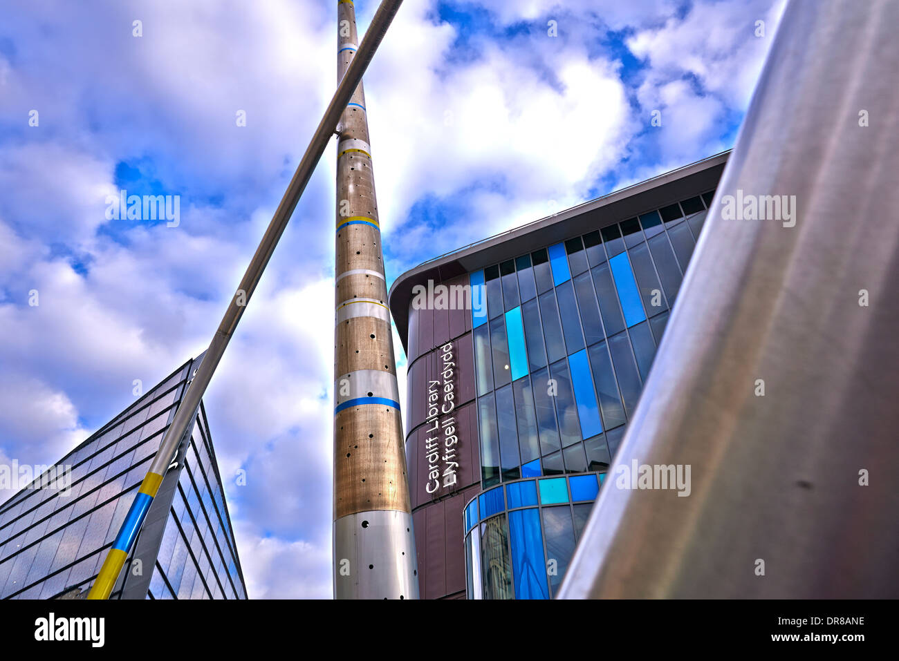 Cardiff City ist die Hauptstadt und größte Stadt in Wales und die zehntgrößte Stadt im Vereinigten Königreich Stockfoto