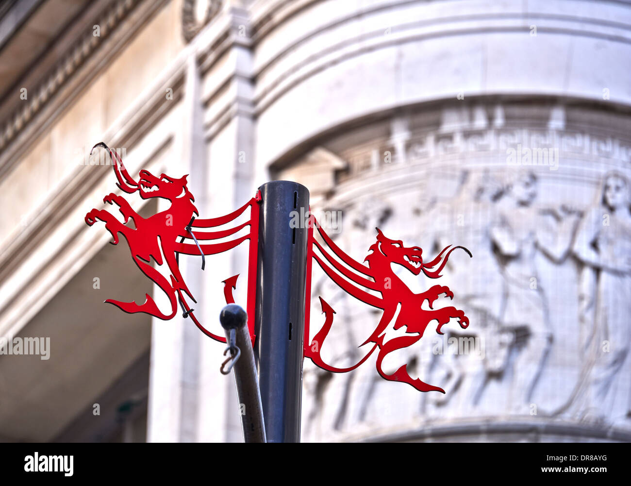 Cardiff City ist die Hauptstadt und größte Stadt in Wales und die zehntgrößte Stadt im Vereinigten Königreich Stockfoto