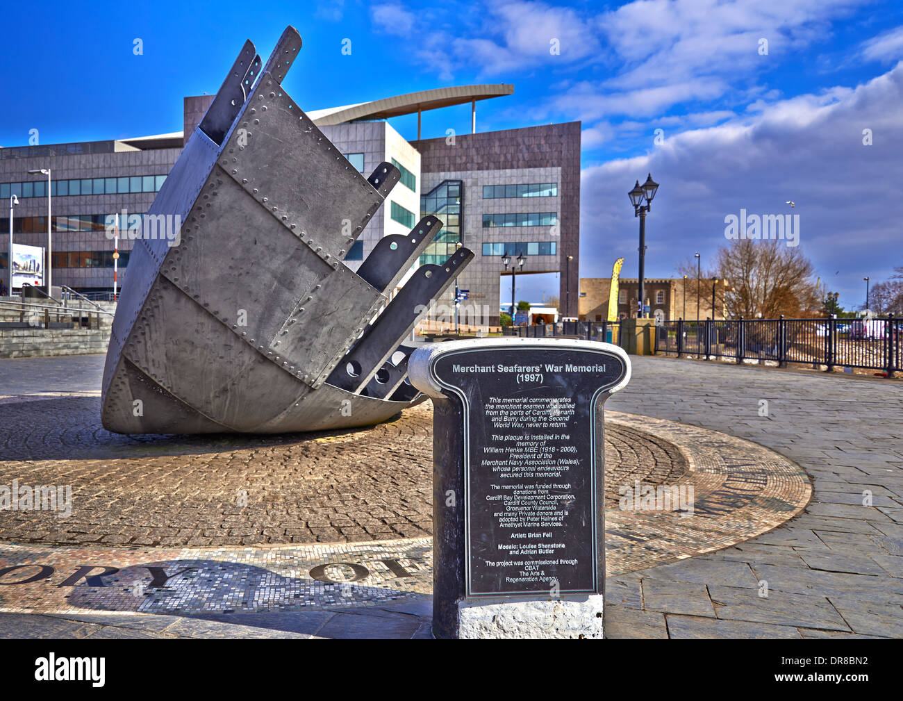 Cardiff City ist die Hauptstadt und größte Stadt in Wales und die zehntgrößte Stadt im Vereinigten Königreich Stockfoto
