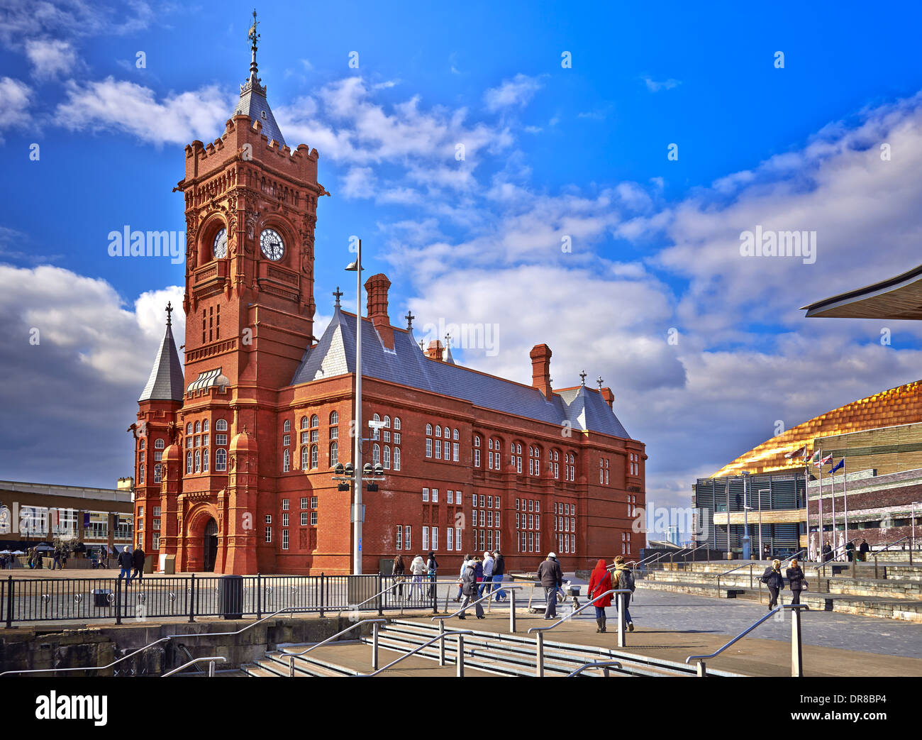 Cardiff City ist die Hauptstadt und größte Stadt in Wales und die zehntgrößte Stadt im Vereinigten Königreich Stockfoto