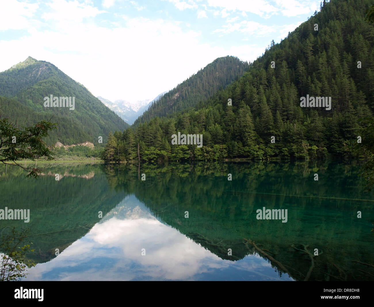 Mirror Lake in Jiuzhaigou, China Stockfoto