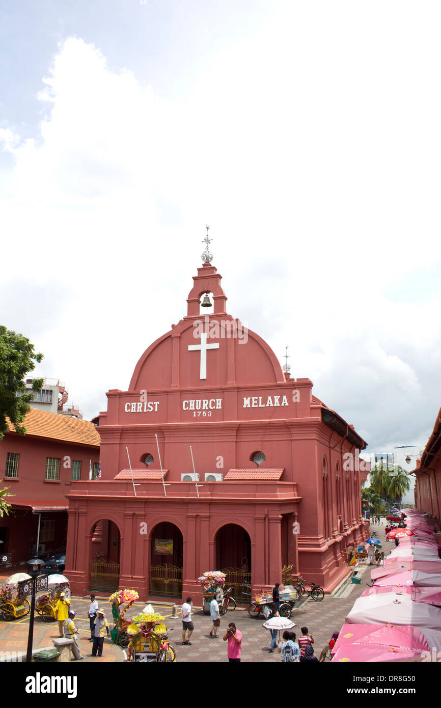 Dutch Square in Melaka, Malaysia Stockfoto